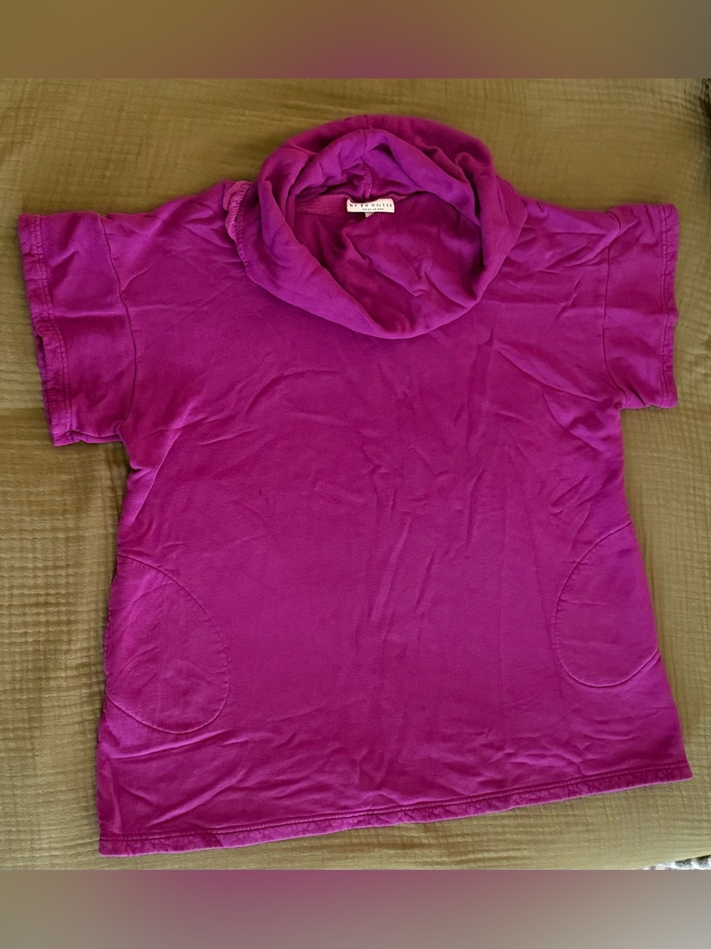 Magenta Women’s bryn Walker Short-Sleeve Cowl Neck Top